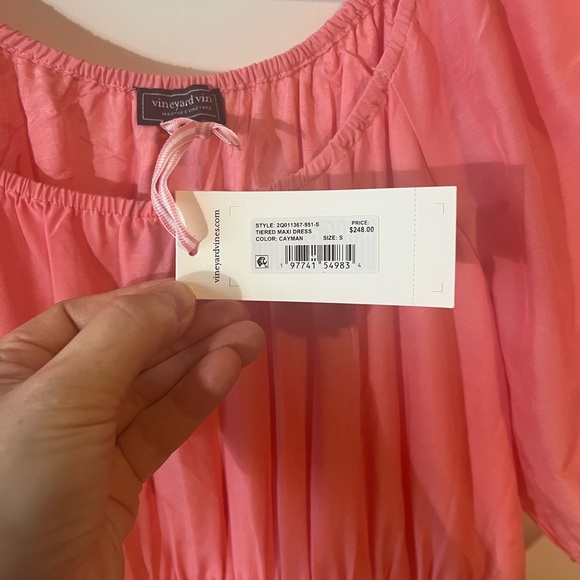 NWT Vineyard Vines Tiered Maxi Dress Size Large - Picture 5 of 16